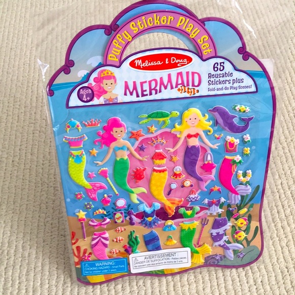 COPY - New Dress-Up (1)and Mermaid (1)Puffy Sticker Play Set  + Reusable sticke… - Picture 8 of 15